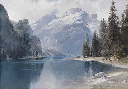爱德华·西奥多·康普顿（Edward Theodore Compton，德国画家）-(布雷斯湖（1880）)