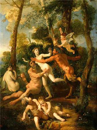 尼古拉斯·普桑（Nicolas Poussin，法国画家）-(潘和锡林克斯（1637）)