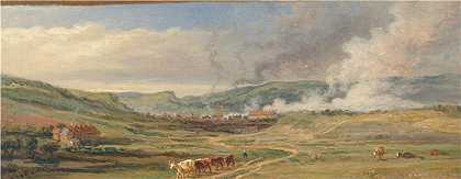 詹姆斯·沃德（James Ward，英国画家）-(南威尔士斯旺西附近的风景（约 1805 年）)