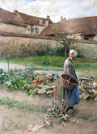 卡尔·拉尔森（ Carl Larsson，瑞典画家）-(十月（1882 年）)