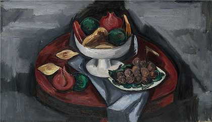 马斯登·哈特利（Marsden Hartley，美国画家）-(静物 No. 2（约 1921-23 年）)