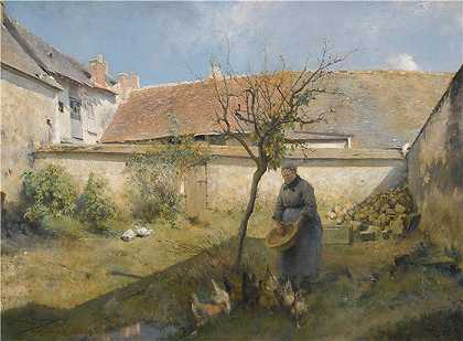 卡尔·拉尔森（ Carl Larsson，瑞典画家）-(坎帕涅 (1883))