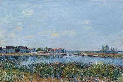 阿尔弗雷德·西斯利（Alfred Sisley，法国画家）-(圣马梅，(晨报)（1881 年）)