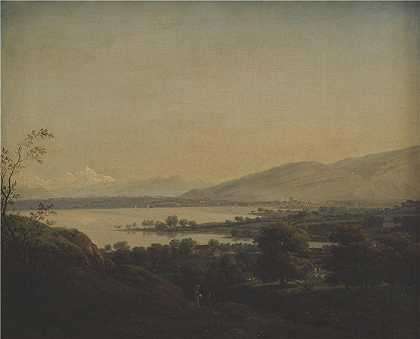 延斯·尤尔（Jens Juel，丹麦画家）-(莱曼湖向勃朗峰和日内瓦的景色（1777 – 1778 年）)
