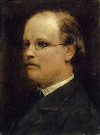 阿诺德·伯克林（瑞士画家 ，Arnold Böcklin）-(Fritz Burckhardt-Brenner 教授的肖像（1868 年）)