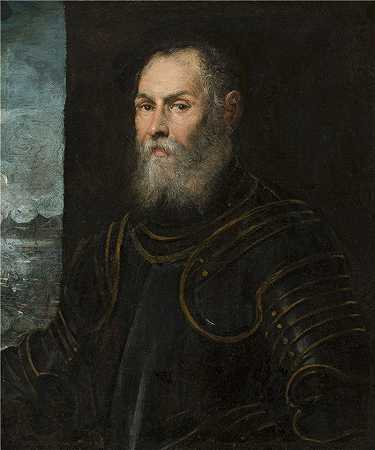 雅各布·丁托列托（Jacopo Tintoretto，意大利画家）-(威尼斯海军上将的肖像)