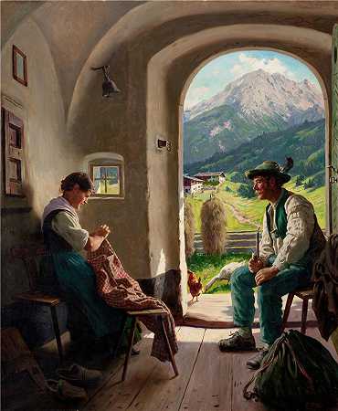 埃米尔·劳（Emil Rau，德国画家）-(一个对话)