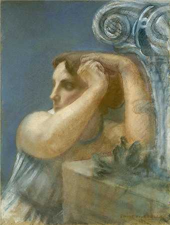 安托万·布尔德尔（Antoine Bourdelle，法国画家）-(妇女头像（1905年）)