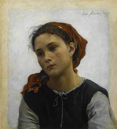 朱尔斯·布雷顿（Jules Breton，法国画家）-(无辜者 (1875))