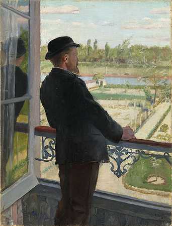 克里斯蒂安·克罗格（Christian Krohg，挪威画家）-(瑞典画家卡尔·诺德斯特伦的肖像（1882 年）)