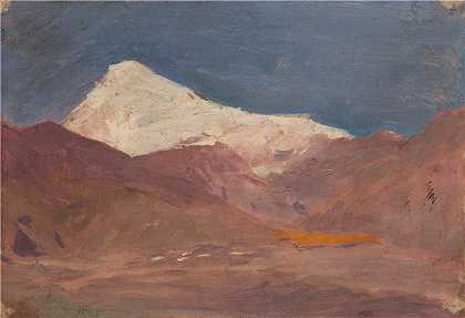 扬·恰格林斯基（Jan Ciągliński ，波兰画家）-(高加索地区（卡兹别克山）（1890 年）)