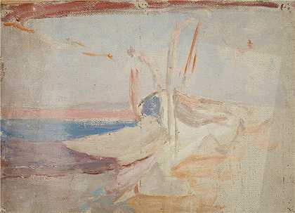 扬·恰格林斯基（Jan Ciągliński ，波兰画家）-(科林斯（在波西米亚船上）（1910 年）(1))