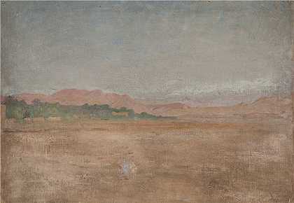 扬·恰格林斯基（Jan Ciągliński ，波兰画家）-(比斯克拉（沙漠）（1909）)