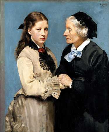 克里斯蒂安·克罗格（Christian Krohg，挪威画家）-(告别 (1876))