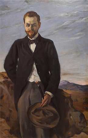 伊格纳西奥·祖洛加 (Ignacio Zuloaga，西班牙画家)-(伊万舒金的肖像)