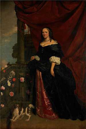 怀布兰德·吉斯特（ Wybrand de Geest，荷兰画家）-(一个女人的肖像)