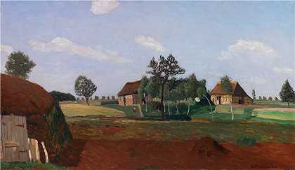 奥托·莫德森（Otto Modersohn，德国画家）-(沼地夏日（埃尔德胡特沼泽地）（1908年）)