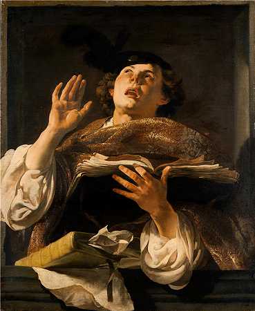 亨德里克·特·布鲁根（Hendrick ter Brugghen，荷兰画家）-(歌手（1620年代）)