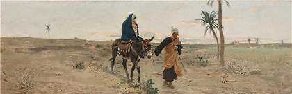 拉斐尔·索比（Raffaello Sorbi，意大利画家）-(Flucht nach 埃及 (1904))