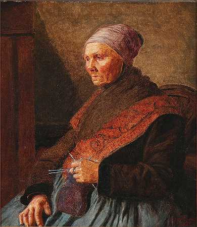 克里斯蒂安·扎尔特曼（Kristian Zahrtmann，丹麦画家）-(恩阿玛格科内 (1867))