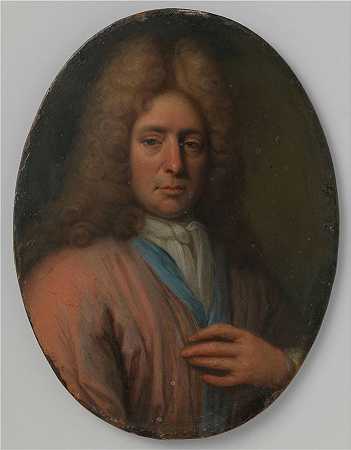 扬·维尔科列（Jan Verkolje，荷兰画家）-(一个男人的肖像，也许是自画像 (1670 – 1693))