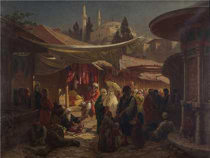 阿洛伊斯·舍恩 (Alois Schönn,奥地利画家)-( 土耳其市场 (1862-1868))
