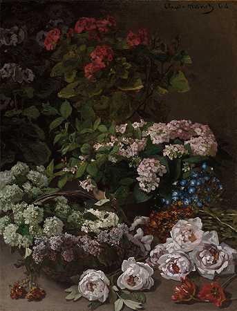 克洛德·莫奈（Claude Monet）-春天的花朵
