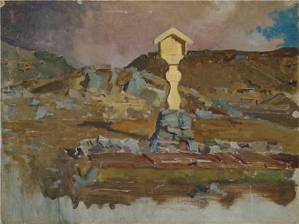 约翰·昆西亚·当斯（John Quincy Adams ，奥地利画家）作品-索尔达腾格拉布 (1914)