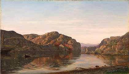 阿玛拉杜斯·尼尔森 （Amaldus Nielsen，挪威画家 ）-(新赫勒松的早晨（1885 年）)
