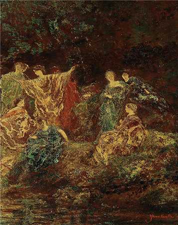 阿道夫·蒙蒂塞利（Adolphe Monticelli，法国画家）-(庆祝活动)