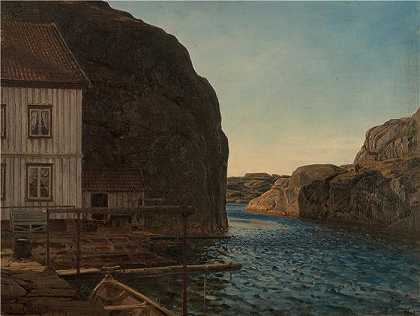 阿玛拉杜斯·尼尔森 （Amaldus Nielsen，挪威画家 ）-(新海勒松奥拉夫松德 (1911))