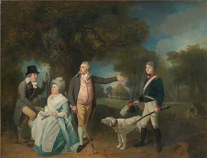 弗朗西斯·惠特利（Francis Wheatley，英国画家）-(韦顿家族的肖像)