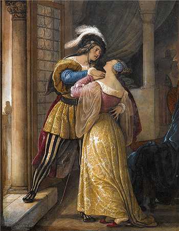 弗朗西斯科·海耶兹（ Francesco Hayez，意大利画家）-(罗密欧与朱丽叶)