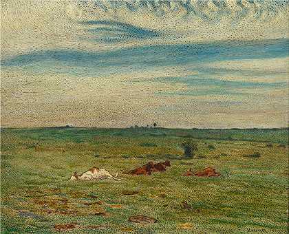 尼尔斯·克鲁格（ Nils Kreuger，瑞典画家）-(厄兰岛午睡（1901 年）)
