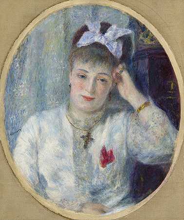 皮埃尔·奥古斯特·雷诺阿（Pierre-Auguste Renoir）-玛丽·穆勒 高清油画下载