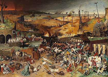 老彼得·勃鲁盖尔（Bruegel Pieter）的绘画的(死亡的胜利)