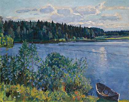 谢尔盖·阿尔塞尼耶维奇·维诺格拉多夫（Sergei Arsenievich Vinogradov）作品-那个湖