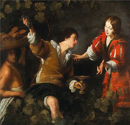 贝尔纳多·斯特罗兹（Bernardo Strozzi，意大利画家）-(约瑟解梦)