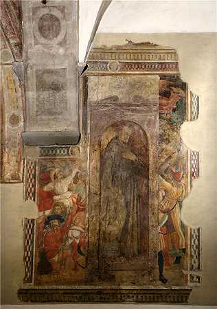 洛·谢吉亚（Lo Scheggia，1406-1486，意大利画家）作品-圣洛伦佐教堂（圣乔瓦尼瓦尔达诺），托斯卡纳，意大利(3)
