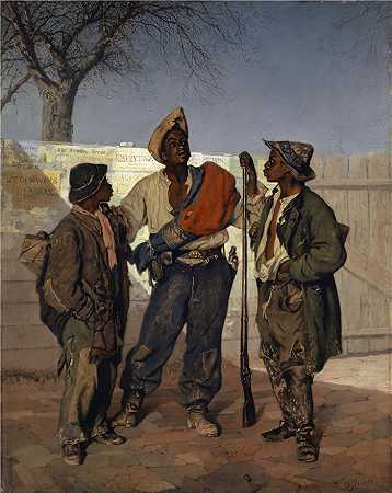 弗兰克·布赫瑟（Frank Buchser，瑞士画家）-(义工归来 (1867))