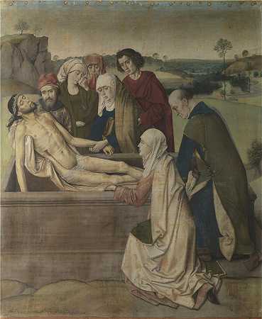 德克·布茨（Dirk Bouts，1415-1475，荷兰画家）作品-埋葬