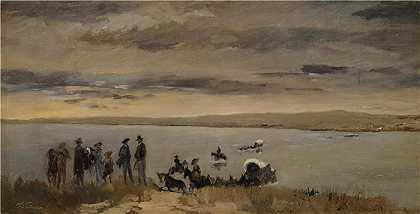 弗兰克·布赫瑟（Frank Buchser，瑞士画家）-(普拉特河通道（1866 年）)