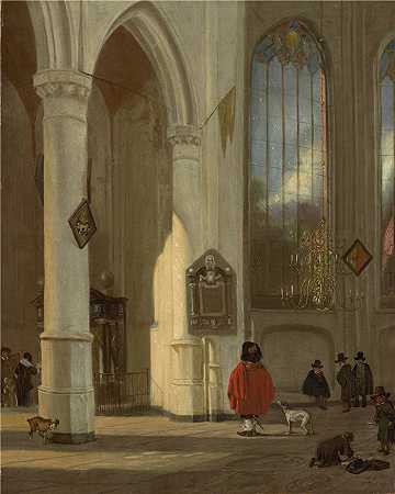 伊曼纽尔·德·威特（Emanuel de Witte，荷兰）-代尔夫特老教堂的内部（1655 年）