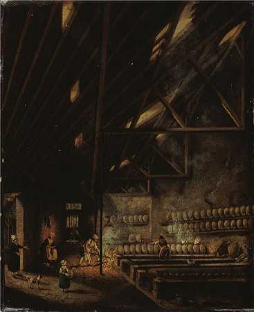皮埃尔·安托万·德马基（Pierre-Antoine Demachy，法国）作品-国际画室（1777年）