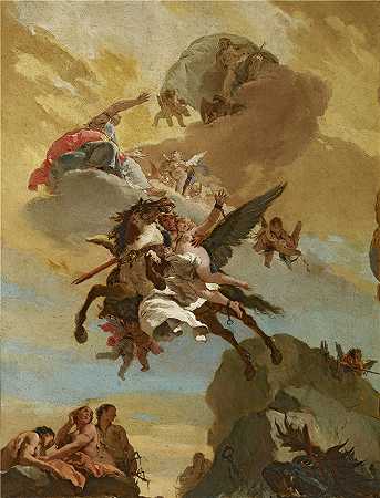 乔瓦尼·巴蒂斯塔·提埃波罗,Giovanni Battista Tiepolo – Perseus and Andromeda, 1730