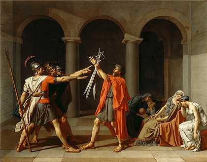 雅克·路易·大卫（ Jacques-Louis David）(荷拉斯兄弟之誓)下载 (2)