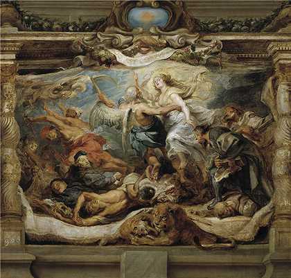彼得·保罗·鲁本斯（ Peter Paul Rubens）-(被压迫的男人)（395）