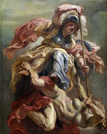 彼得·保罗·鲁本斯（ Peter Paul Rubens）-(蜜涅芙的刺杀)（127）