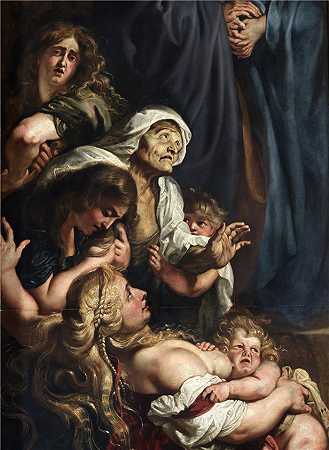 彼得·保罗·鲁本斯（ Peter Paul Rubens）-(妇女与孩子)（093）