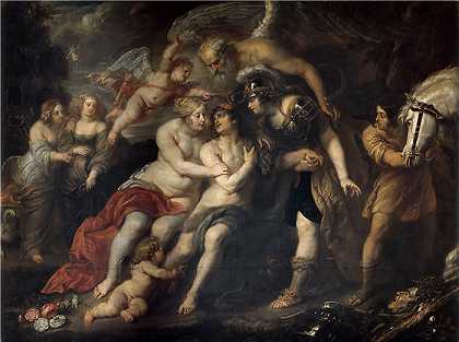 彼得·保罗·鲁本斯（ Peter Paul Rubens）-( 在邪恶与道德之间的海克里斯)（198）